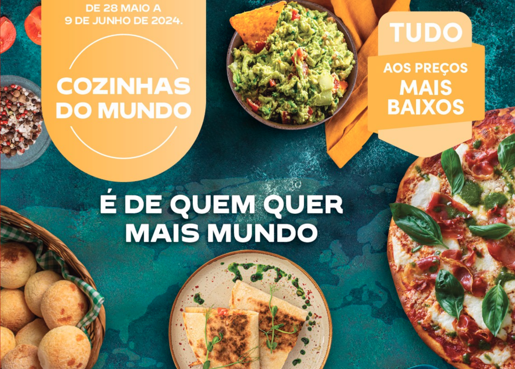 Continente regista crescimento na procura de produtos típicos do Brasil, México e Itália