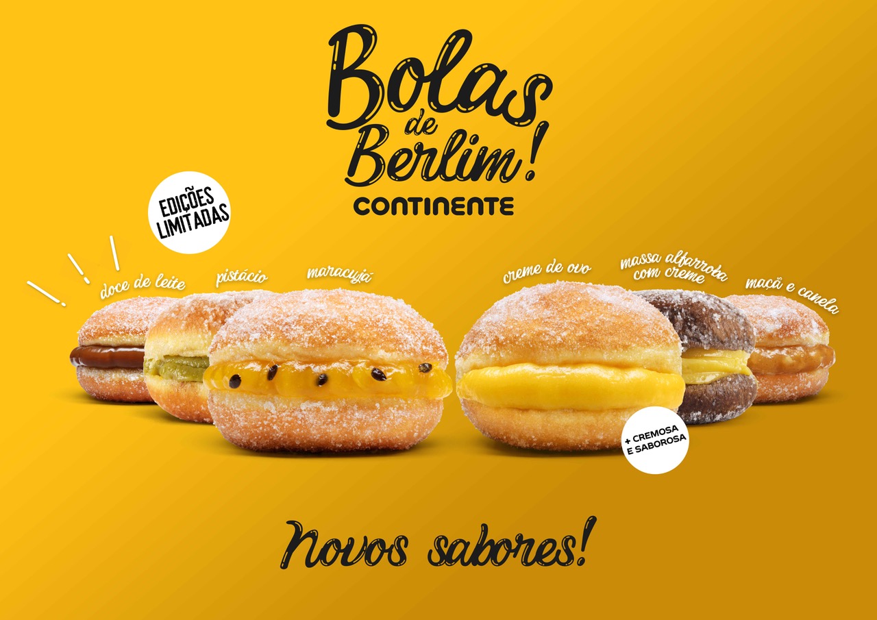 Bolas de Berlim regressam às lojas Continente