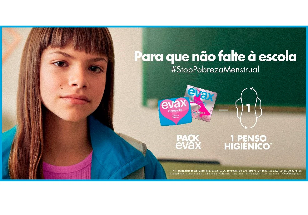 Evax oferece 1 milhão e 200 mil pensos higiénicos a jovens em situação de pobreza menstrual
