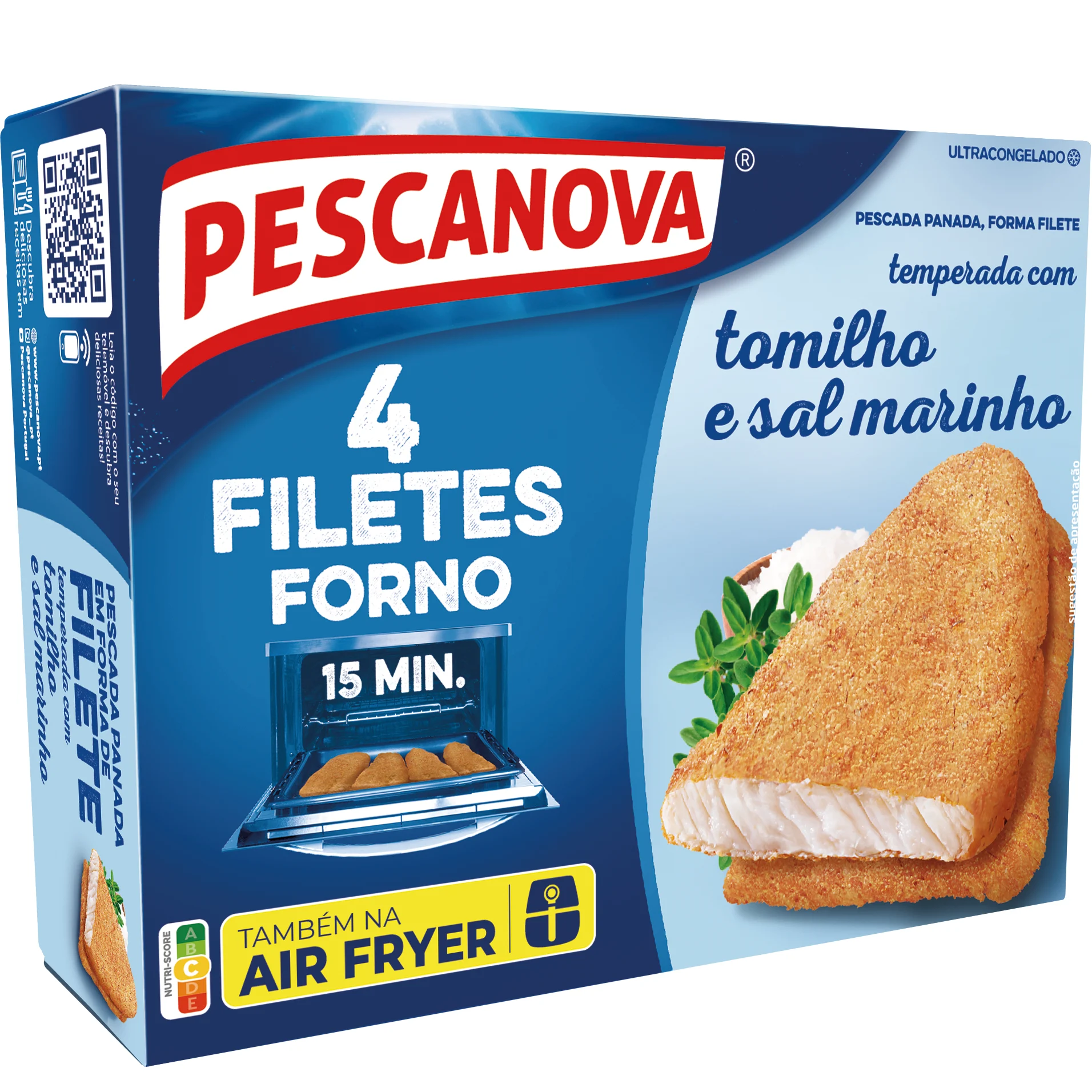 Pescanova lança filetes forno de tomilho e sal marinho
