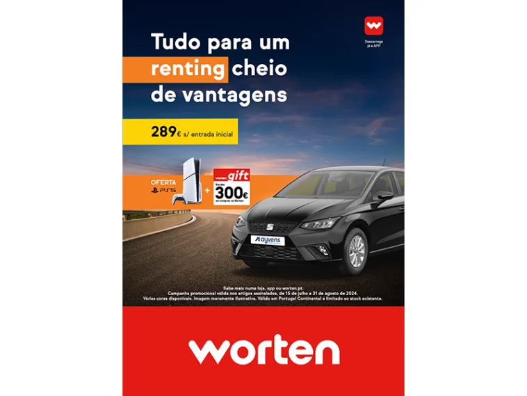 Worten campanha renting automóvel