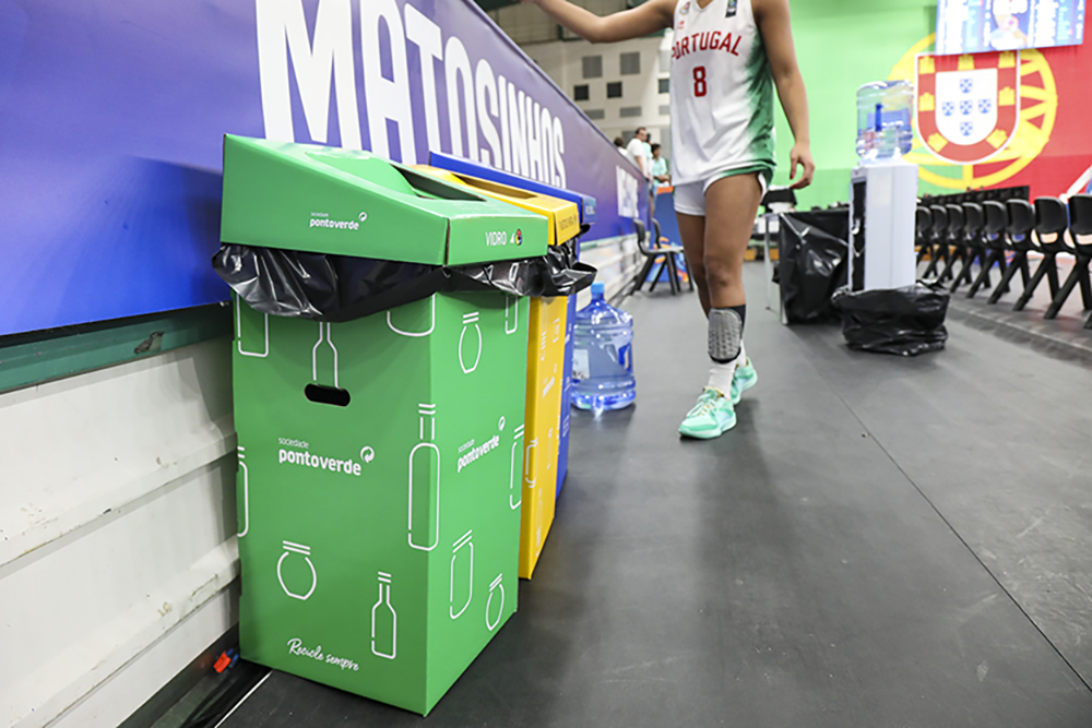 SPV e Campeonato Europeu de Sub18 Femininos colaboram para promover a reciclagem de embalagens