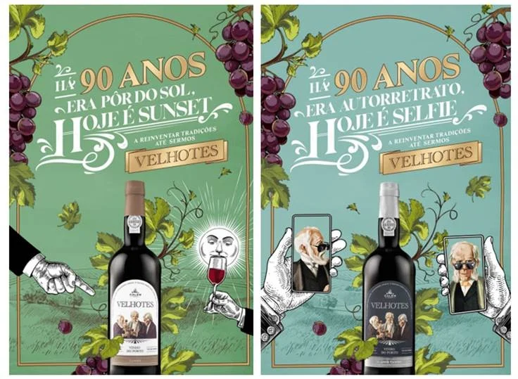 Vinho do Porto Velhotes celebra 90 anos com nova campanha
