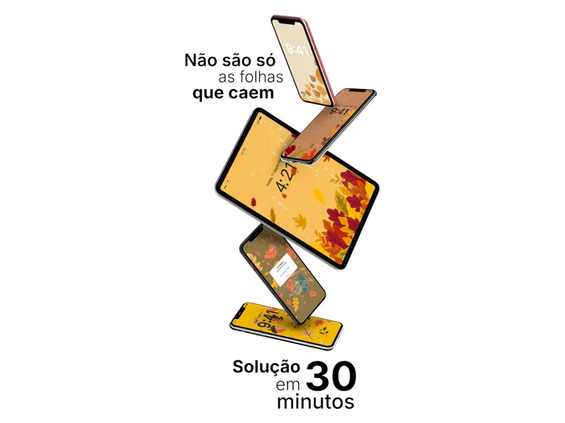 Não são só as folhas que caem: proteja os seus equipamentos este outono com a iServices
