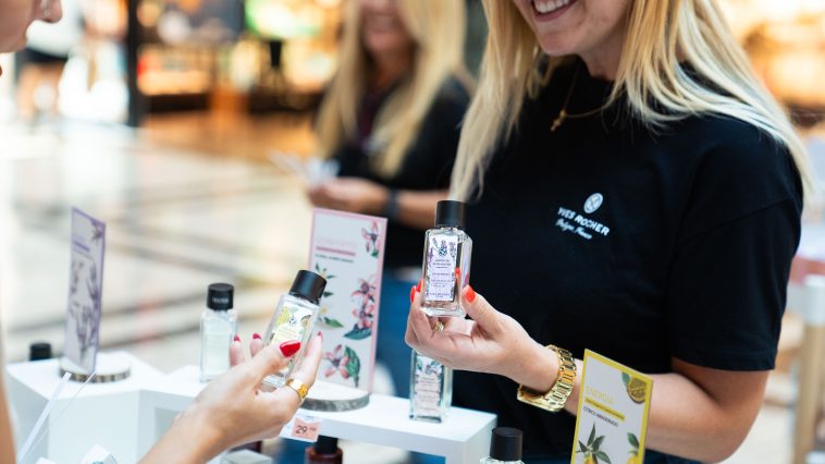 Yves Rocher pop-up store