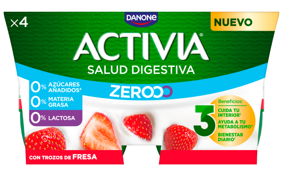 Activia lança novos Triplo Zero sólidos e duas novidades Kefir