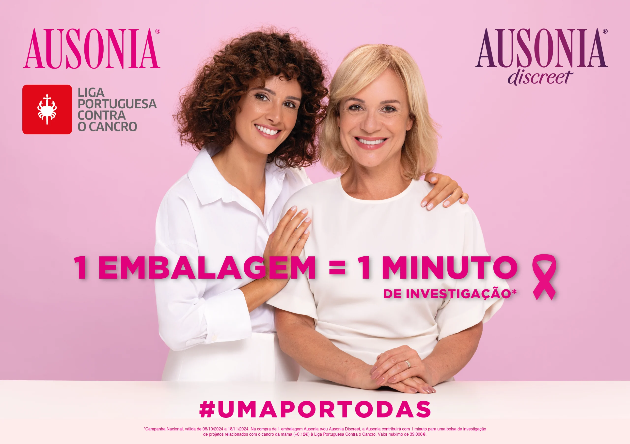 Ausonia anuncia 7.ª edição da campanha #UMAPORTODAS