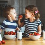 crianças alimentação