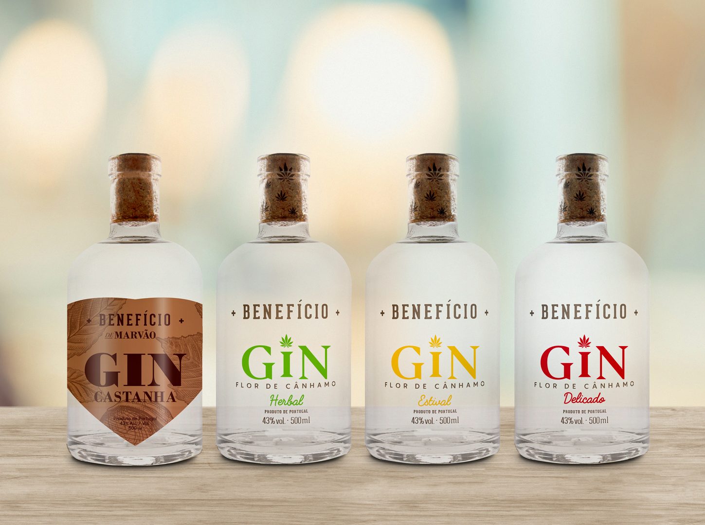 Marca de gin Benefício entra na grande distribuição
