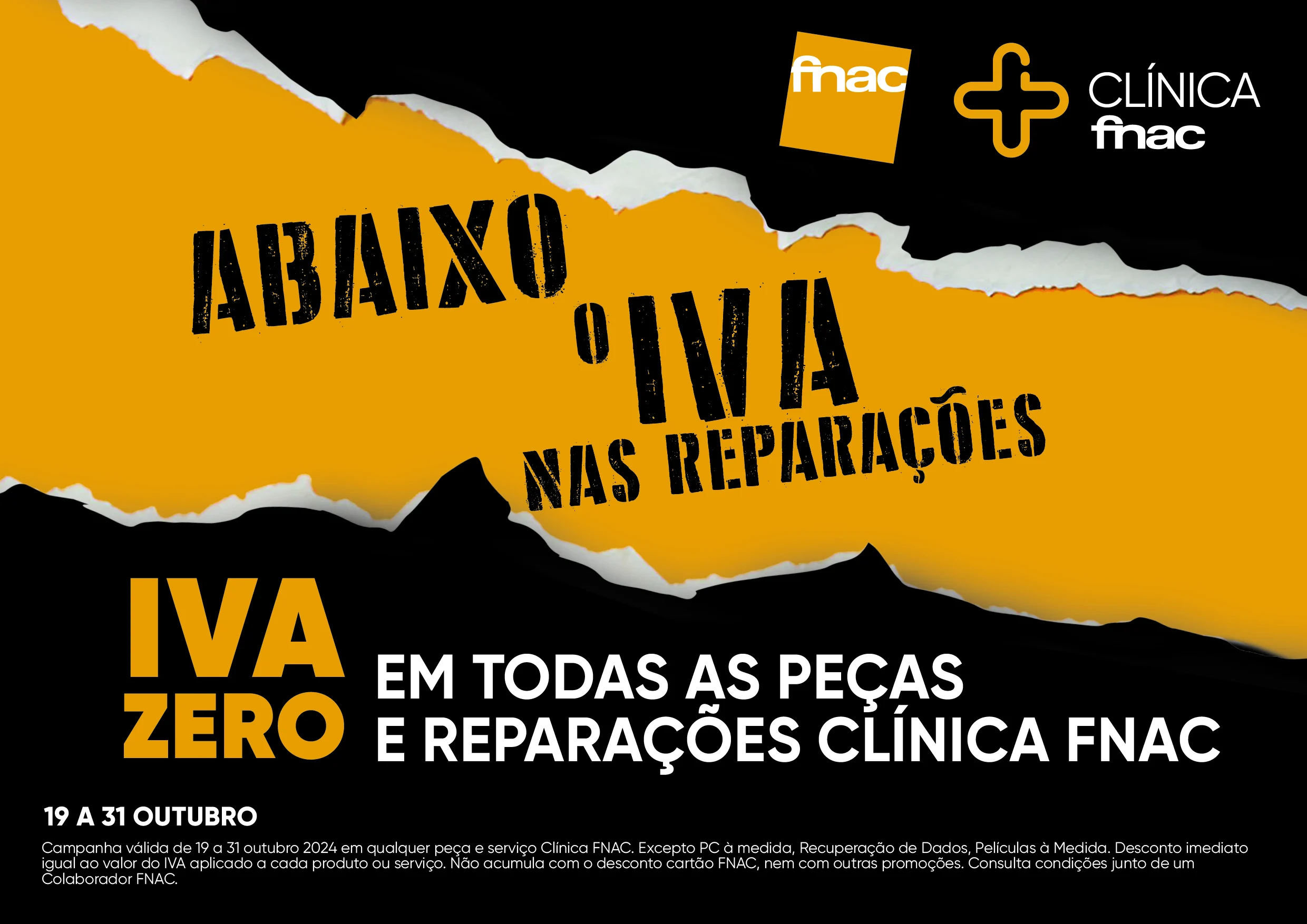 FNAC oferece IVA em todos os serviços de reparação