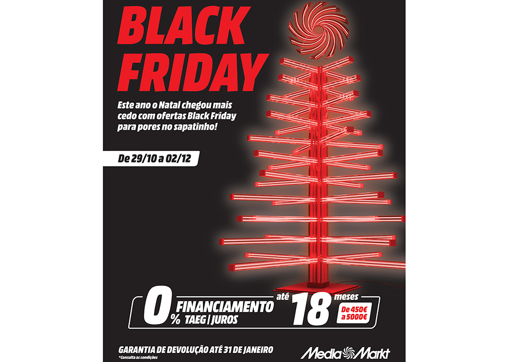 MediaMarkt antecipa o Natal com ofertas Black Friday