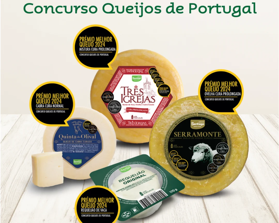 Queijos Santiago vence em quatro categorias no concurso Queijos de Portugal