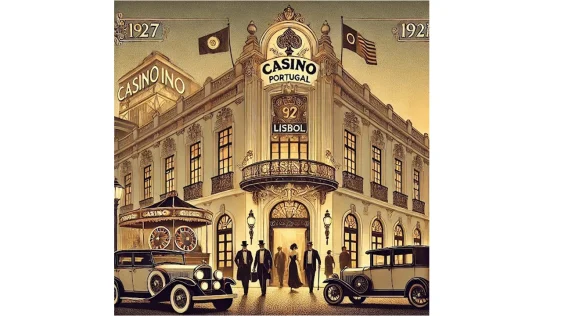 Casino vintage imagem gerada por IA