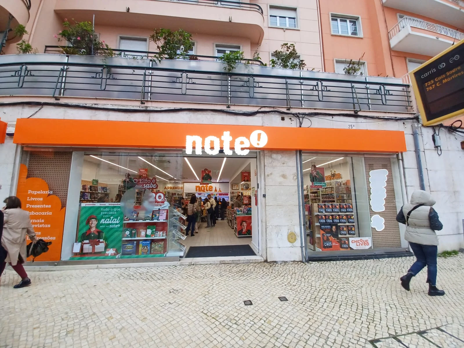 note! chega à Avenida de Roma