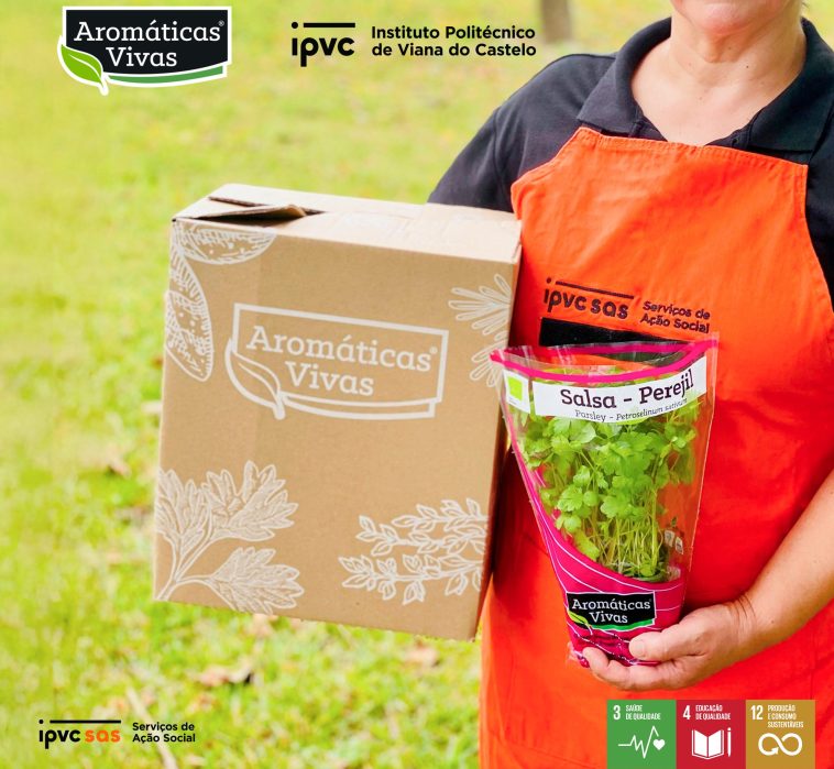 IPVC Aromáticas Vivas desperdício alimentar