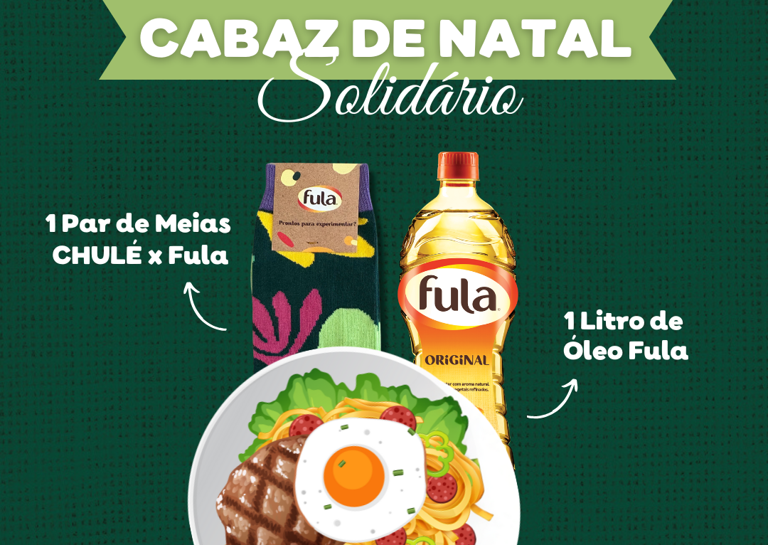 Fula e Chulé unem-se em campanha solidária para apoiar famílias neste Natal