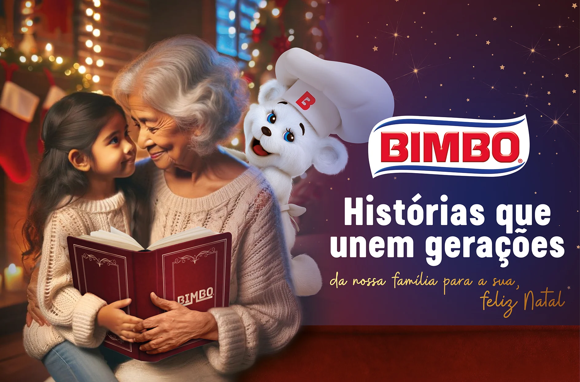 Bimbo celebra as “Histórias que unem gerações” com nova campanha de Natal