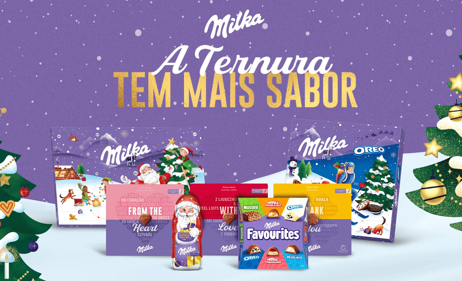 Milka apresenta novidades para o Natal