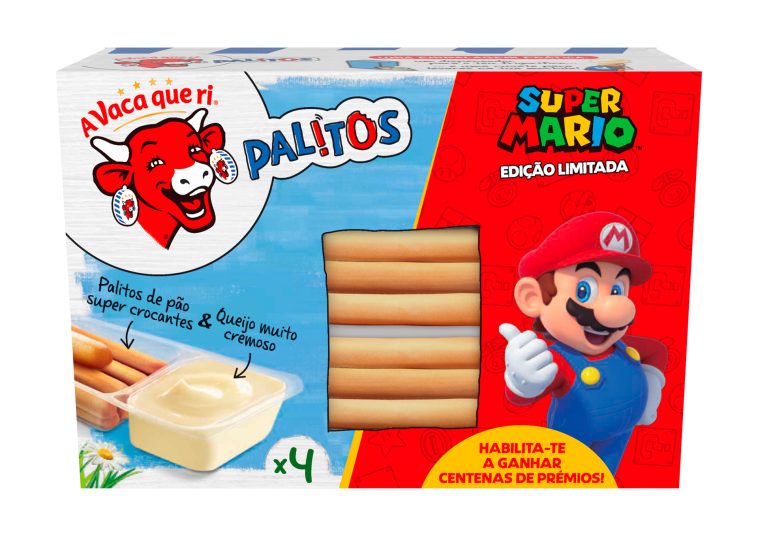 A Vaca que ri Super Mario
