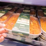 Novo arroz de vegetais em recipiente de alumínio da Mercadona