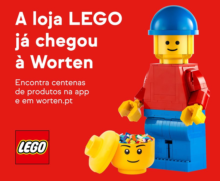 Worten é agora uma loja oficial Lego com mais de 300 produtos