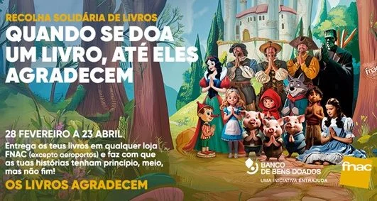 Fnac e Entrajuda promovem recolha nacional de livros usados