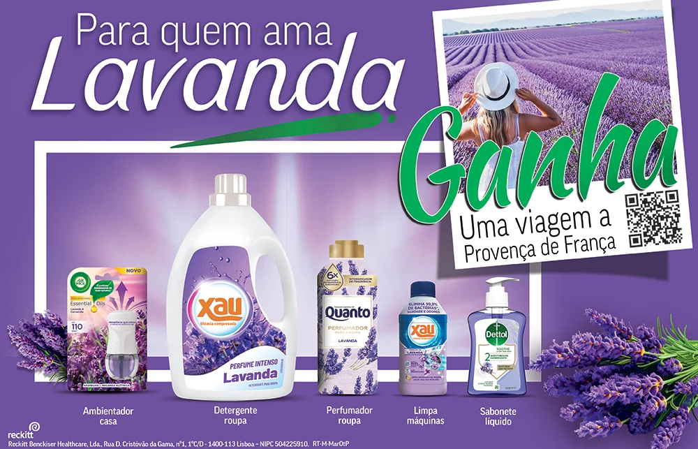 Reckitt lança campanha “Para quem ama lavanda”