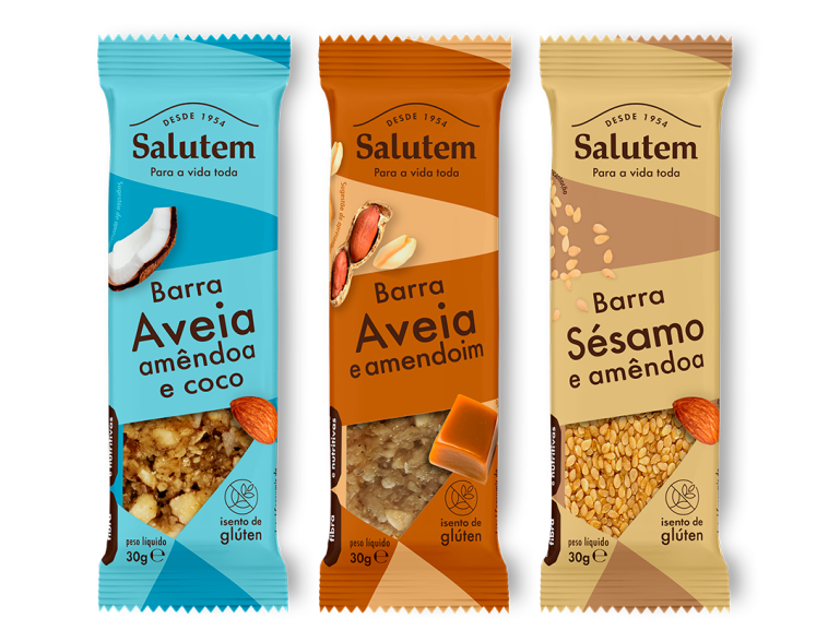 Salutem barras de aveia