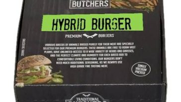 Auchan hambúrguer híbrido