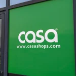 Bordeaux , France - 01 14 2024 : casa logo brand and text sign shop house casashops.com home decoration store entrance facade