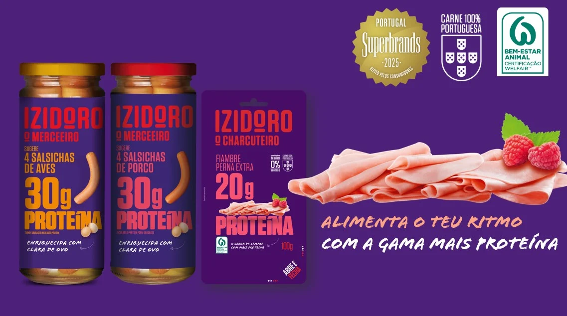 Izidoro lança nova gama Mais Proteína