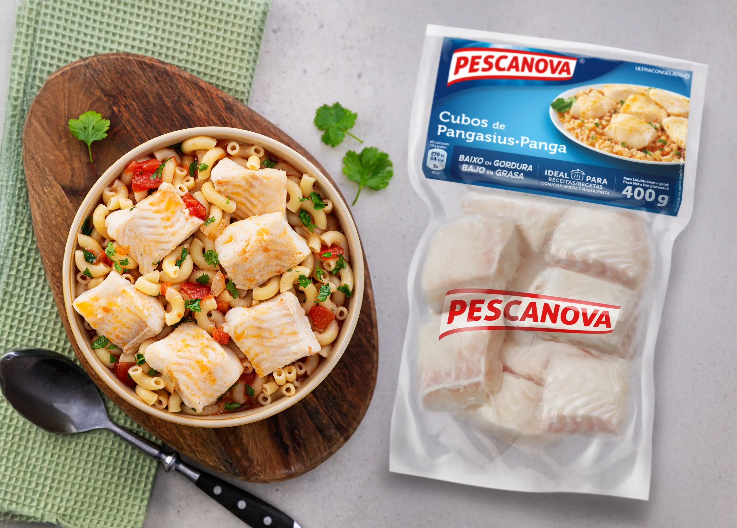 Pescanova lança Cubos de Pangasius 400g