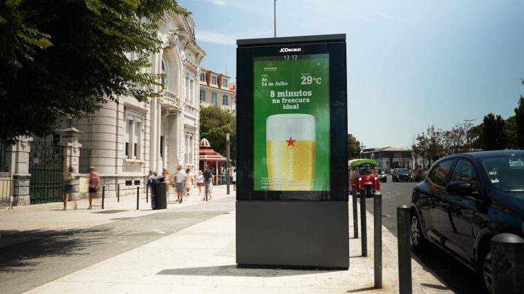 Heineken campanha mupis