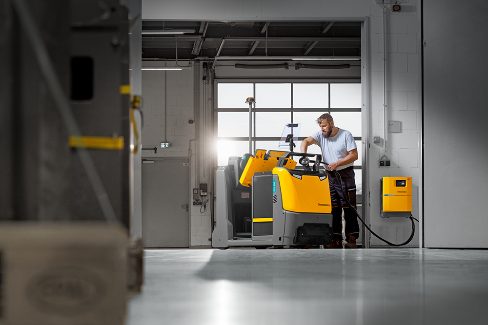 Jungheinrich baterias de iões de lítio reutilizadas