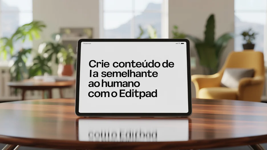Crie conteúdo de IA semelhante ao humano com o Editpad