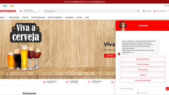 Continente assistente IA