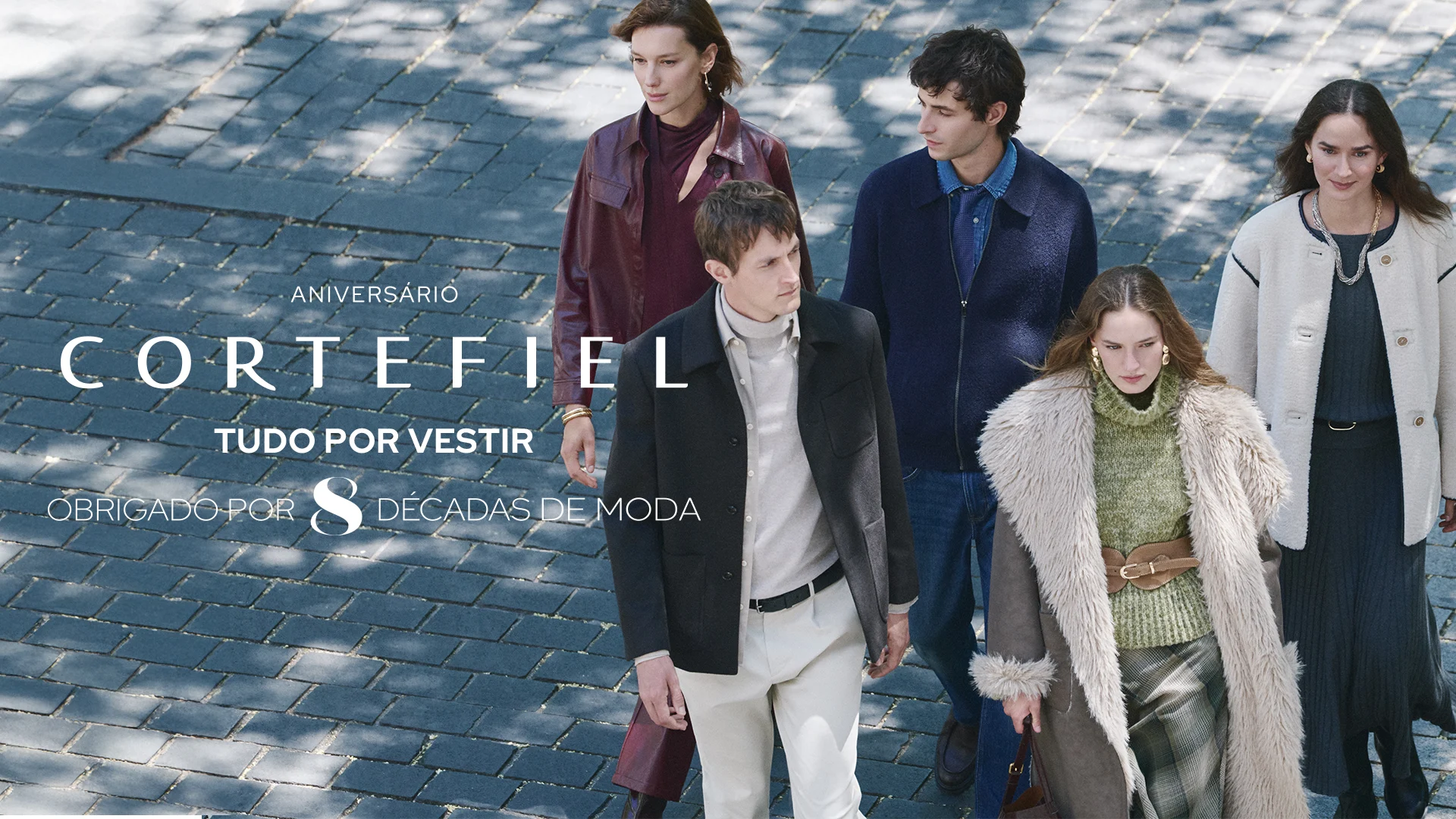 Cortefiel celebra 80 anos com nova campanha “Tudo por Vestir”