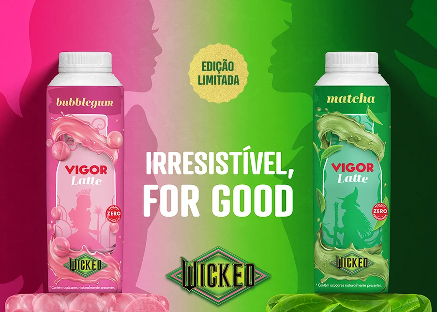 Vigor lança edição limitada inspirada no musical Wicked