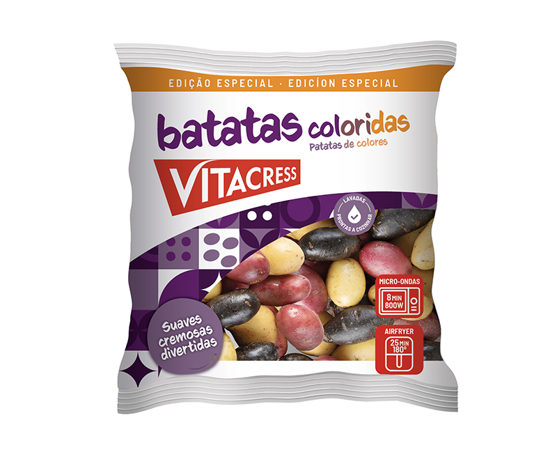 Vitacress lança edição especial Batatas Coloridas