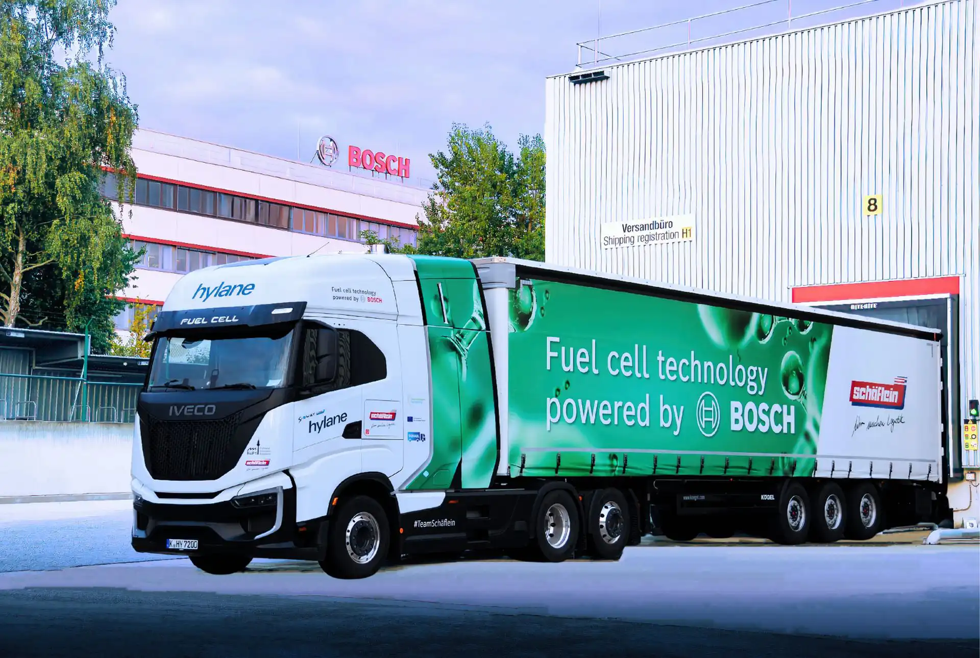 Bosch estreia primeiro camião a hidrogénio com célula de combustível própria