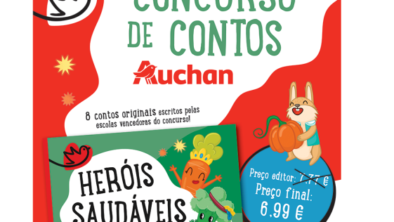 Auchan Retail livro Heróis Saudáveis contra o Desperdício