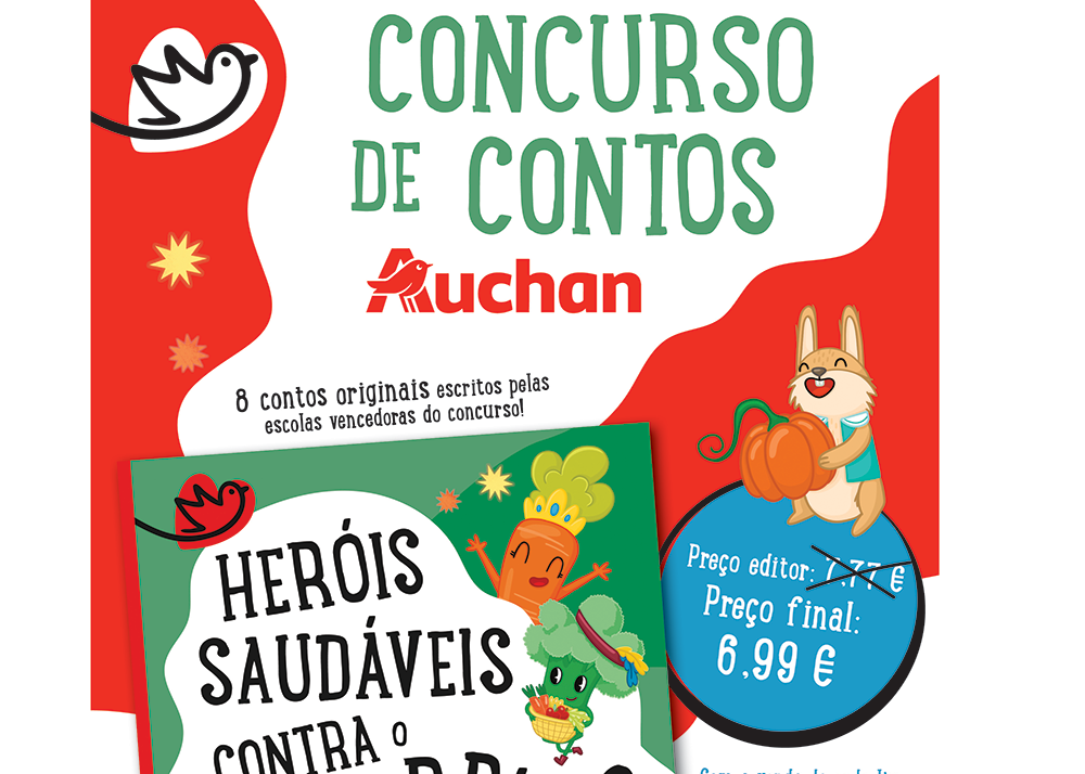 Auchan Retail livro Heróis Saudáveis contra o Desperdício