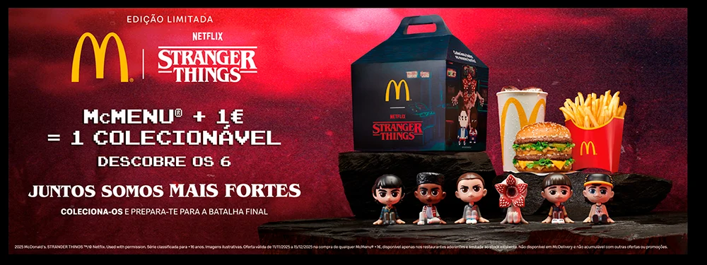 McDonald’s lança Box especial de “Stranger Things” para assinalar temporada final