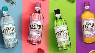 The FoxTale Gin garrafa