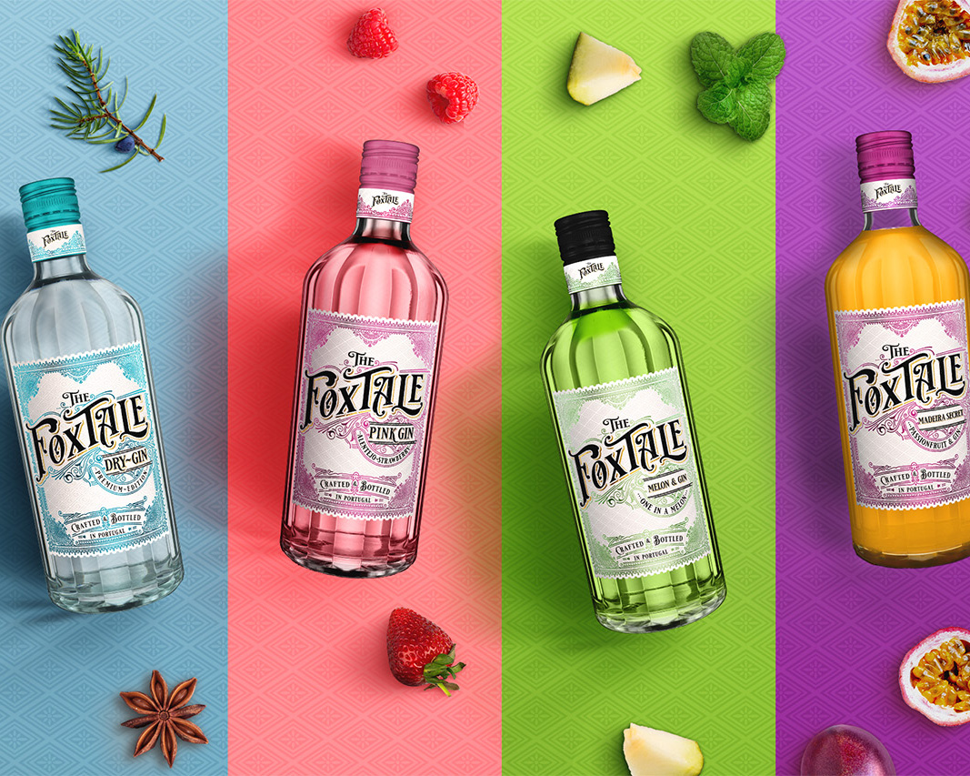 The FoxTale Gin garrafa