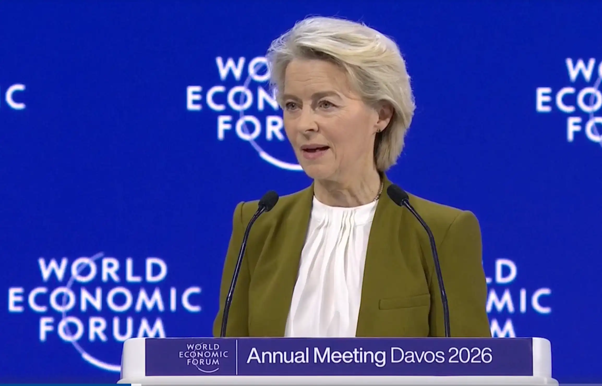 Von der Leyen defende nova independência europeia num mundo em mudança