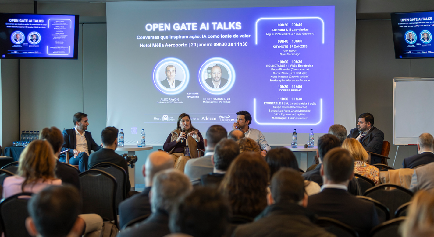 OPEN GATE AI TALKS reuniram líderes empresariais para debater “IA da estratégia à ação”