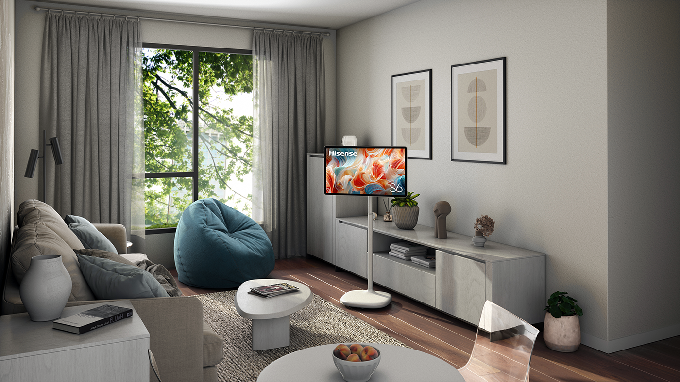 Hisense apresenta S6 FollowMe, a TV portátil que acompanha o utilizador pela casa