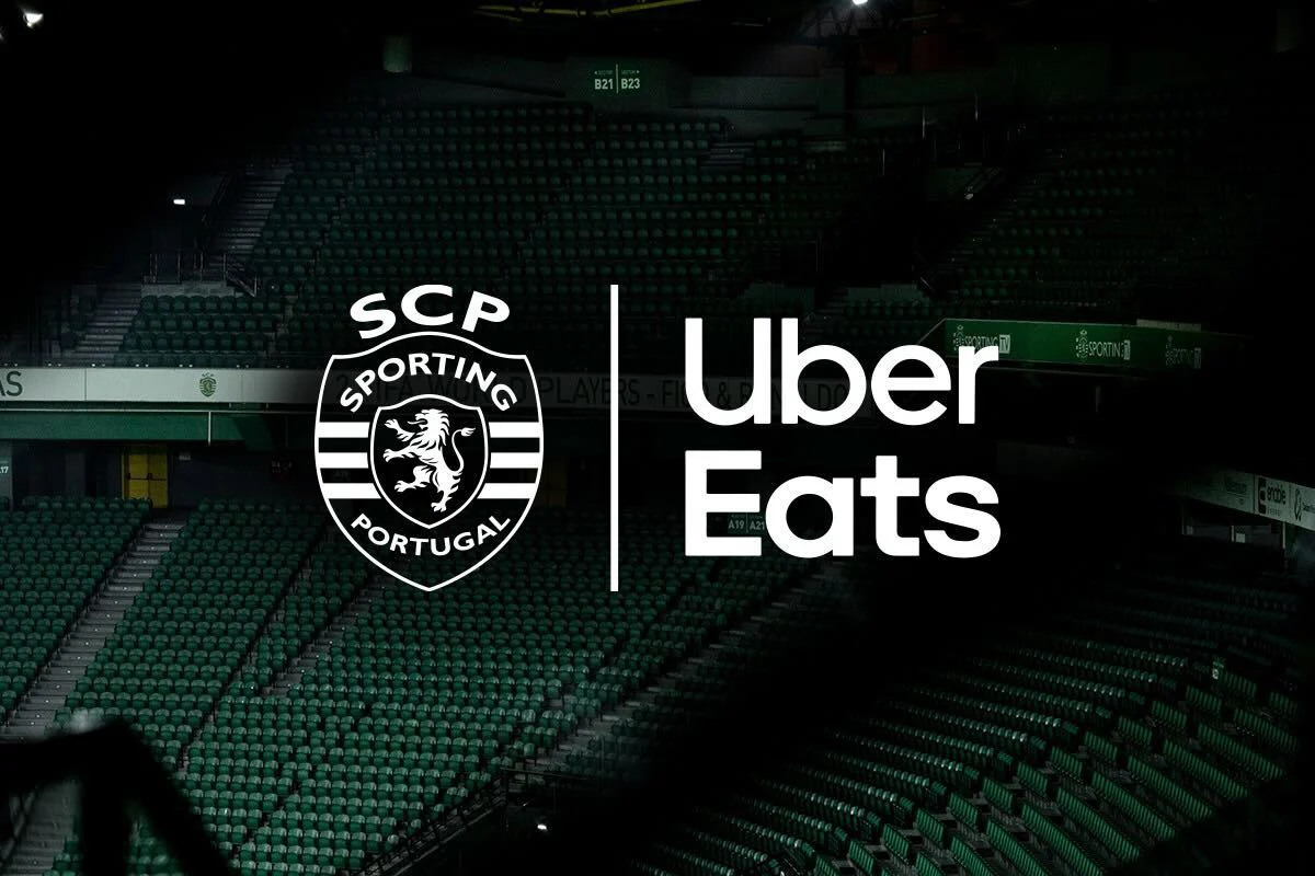 Sporting e Uber Eats lançam parceria pioneira para venda de merchandising com entregas rápidas