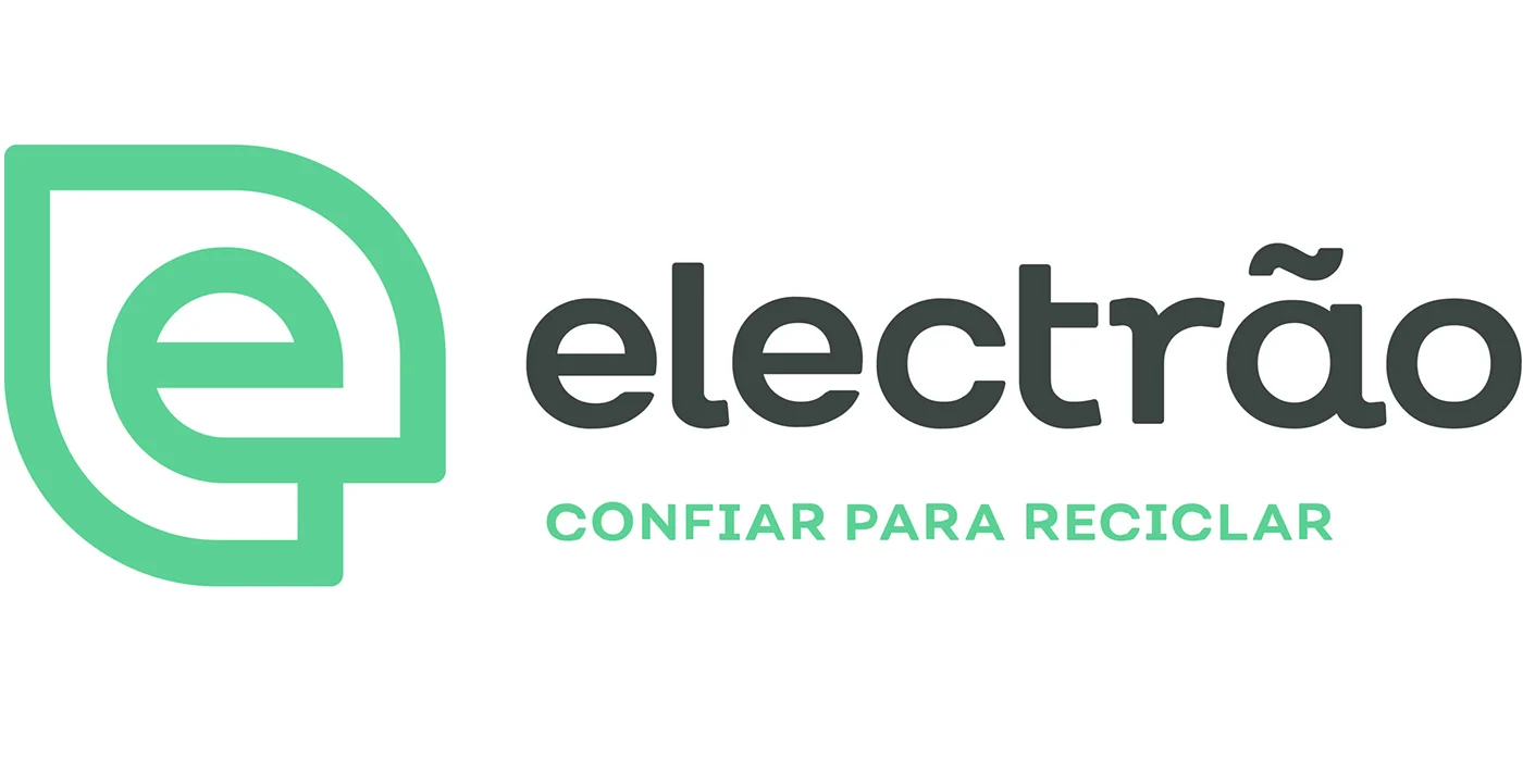 “Logótipo da Electrão com o slogan ‘Confiar para Reciclar’, entidade responsável pela gestão de resíduos de equipamentos elétricos e embalagens em Portugal